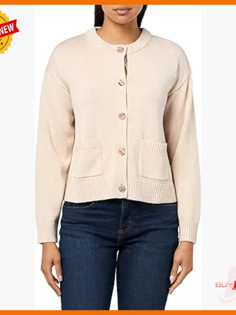 Women's Knitted Cardigan Button Front Sweater
